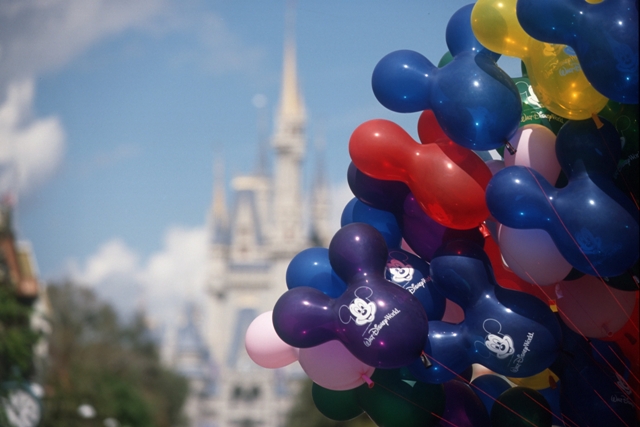 Balloons at the Magic Kingdom